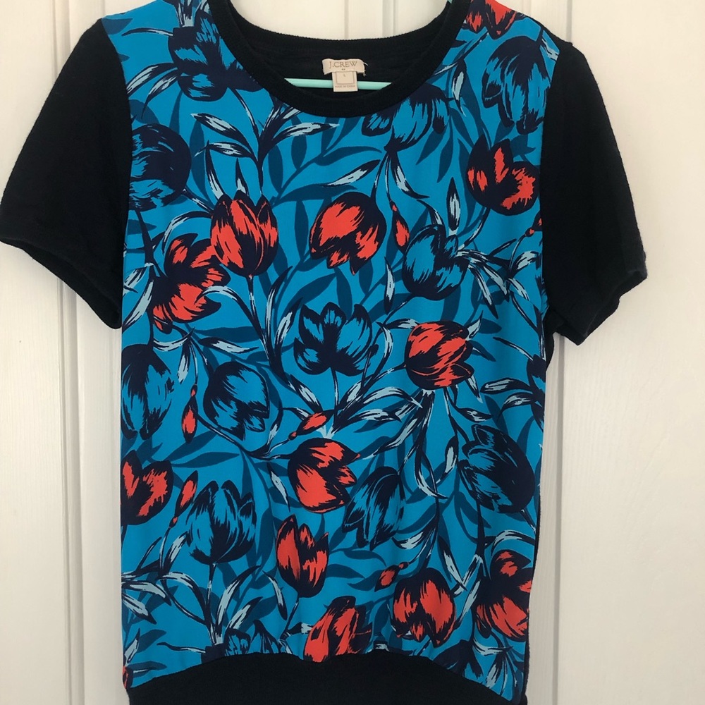 J. Crew Floral Top